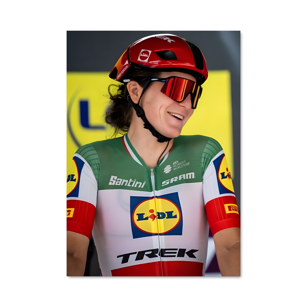 Poster Elisa longo – affiche Cyclisme